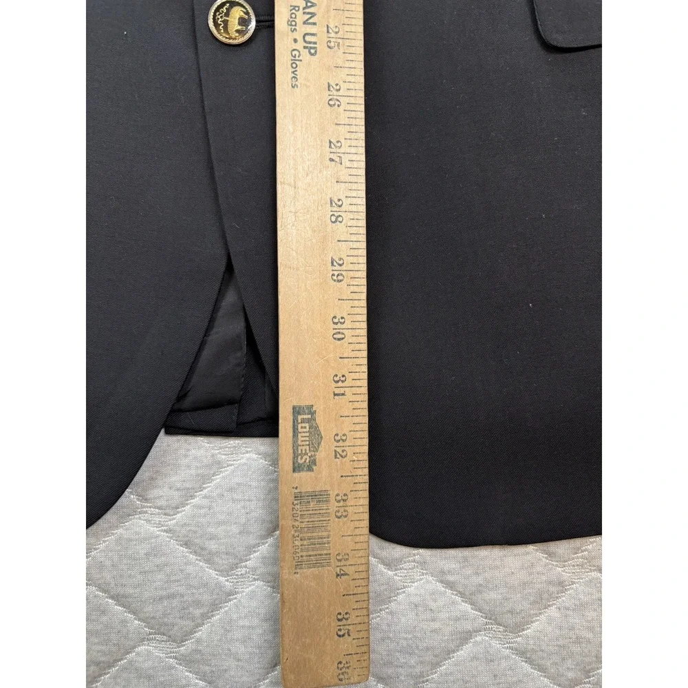 Brooks Brothers Blazer Mens 48 R Black Loro‎ Piana Super 120s Wool Suit Jacket
